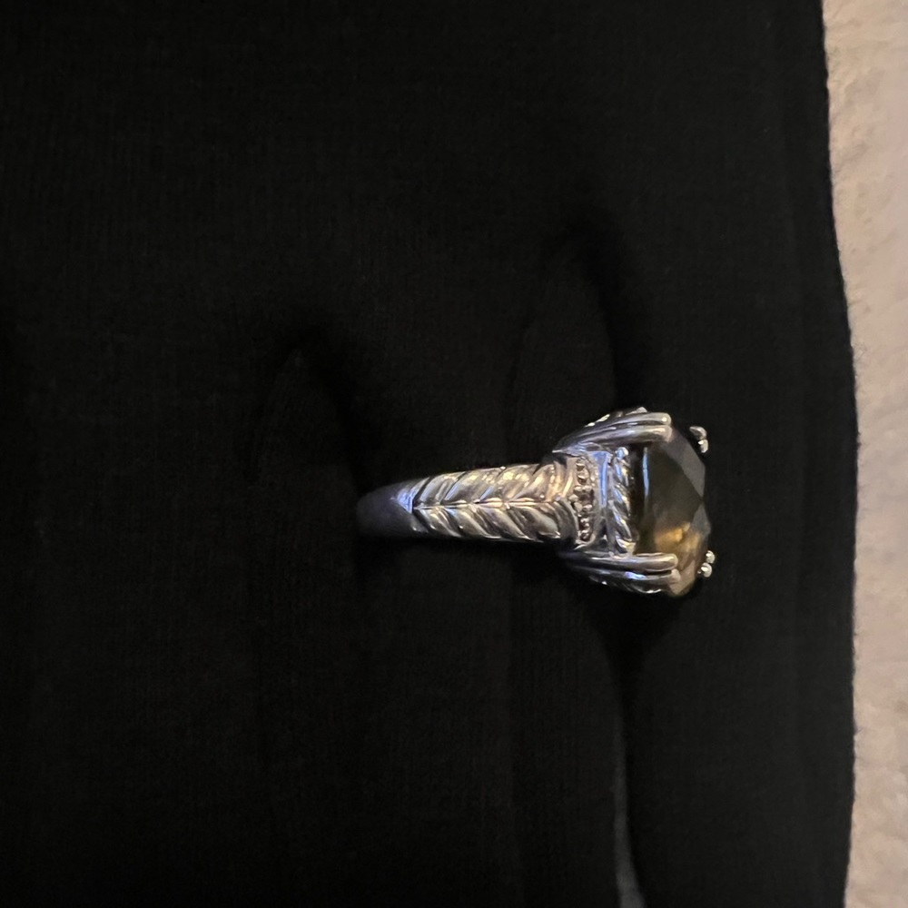 NWOT Genuine Citrine Gemporia Sterling Silver Ring - Picture 6 of 9